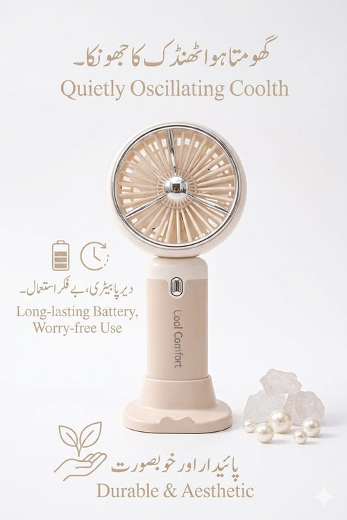 High Speed Jet Fan – Rechargeable Portable Handheld Fan